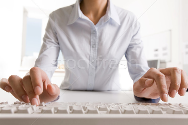 Stock fotó: Nő · fotó · üzlet · laptop · technológia · kulcs