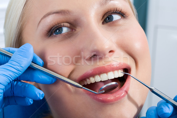 Dentaires jeune femme orale cavité [[stock_photo]] © pressmaster