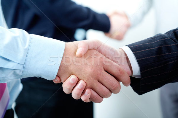 Row of handshakes  Stock photo © pressmaster