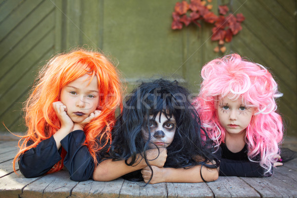 Stock photo: Halloween friends