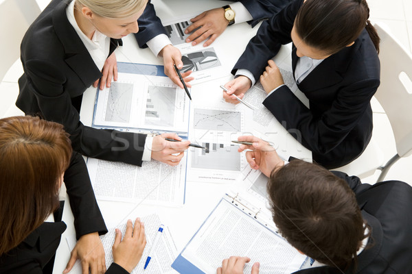 Discussing plan Stock photo © pressmaster