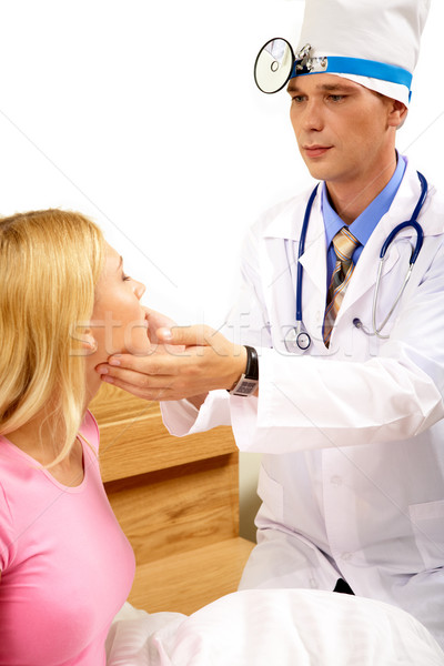 Stock photo: At physician