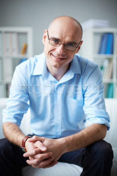 Smart парень портрет привлекательный бизнесмен очки Сток-фото © pressmaster