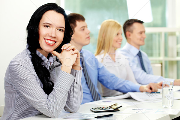 Stock photo: Female leader