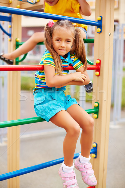 Girl on playground Stock photo © pressmaster