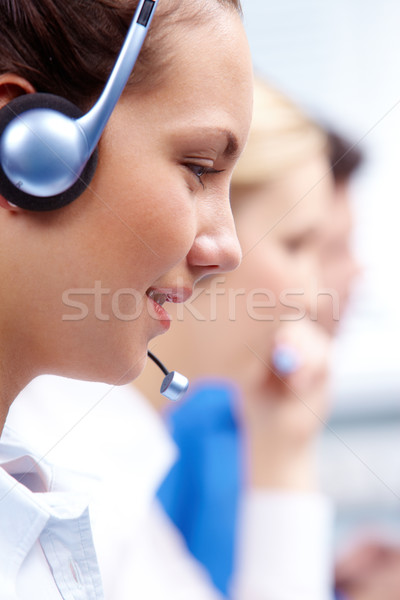 ügyfélszolgálat függőleges kép üzlet nő elöl Stock fotó © pressmaster