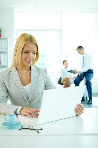 Stock photo: Woman working