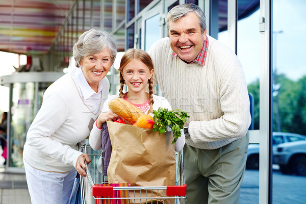 Stock photo: After shopping