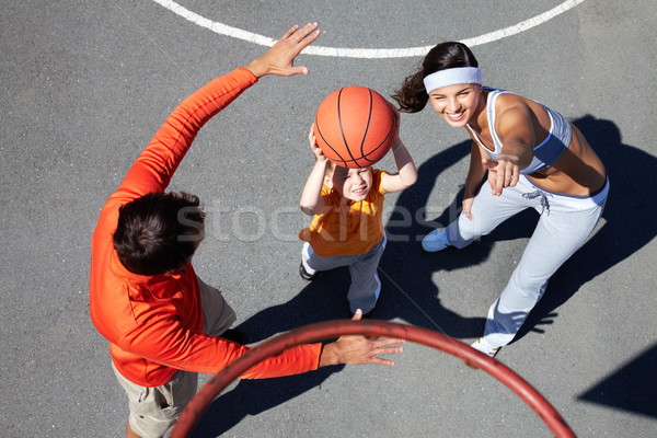 Right in the hoop Stock photo © pressmaster