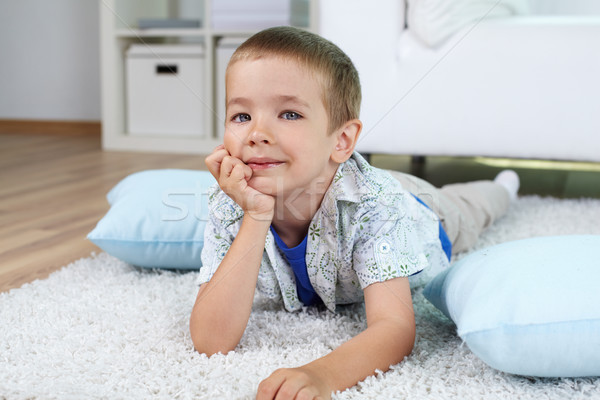 Pigro adorabile bambino piano relax ritratto Foto d'archivio © pressmaster