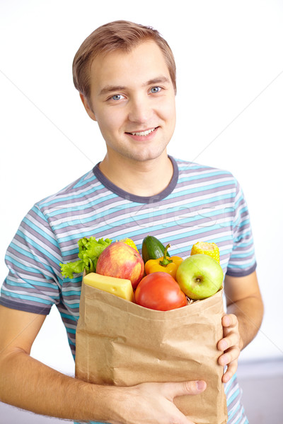 Healthy food eater Stock photo © pressmaster