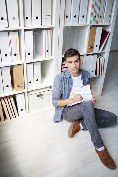 Student with copybook Stock photo © pressmaster