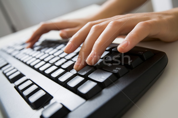 Hands typing Stock photo © pressmaster