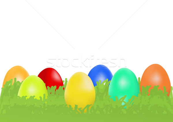 Stock fotó: Tojások · legelő · étel · terv · festék · tojás