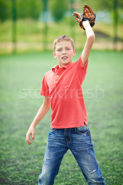 Catching ball Stock photo © pressmaster