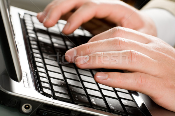 Typing a letter  Stock photo © pressmaster