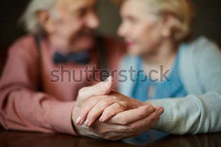 рук старший женщины стороны Сток-фото © pressmaster