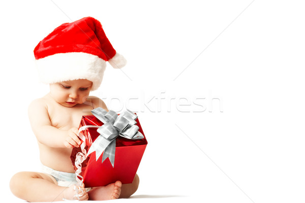 Foto stock: Pequeño · sorpresa · foto · curioso · sorprendido · bebé