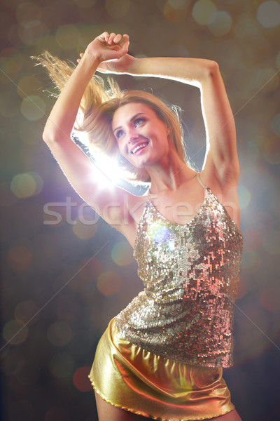 Dansen meisje portret mooie blond Stockfoto © pressmaster