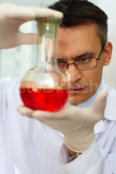 Stock photo: Clinician with tube