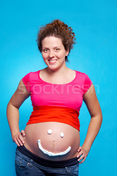 Smiling tummy Stock photo © pressmaster