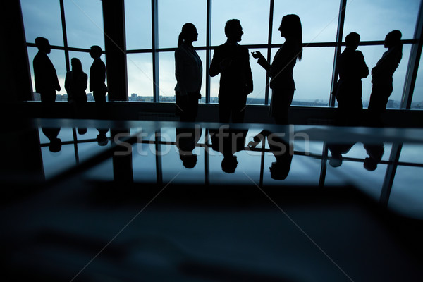 Stock photo: Business partners interacting