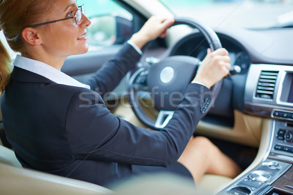Businesswoman in car Stock photo © pressmaster