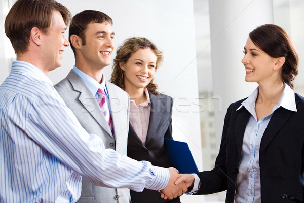 瞬間 販売 ビジネスの方々  握手 手 ビジネスマン ストックフォト © pressmaster