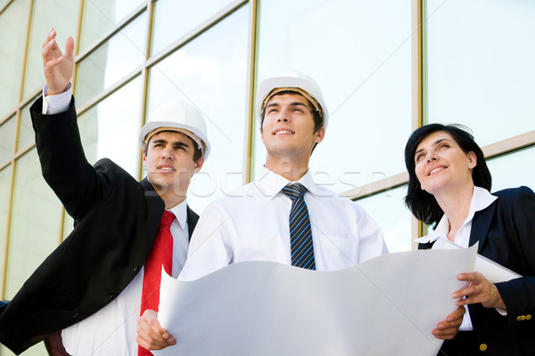 Stock foto: Menschen · Arbeitnehmer · Hinweis · etwas · neue