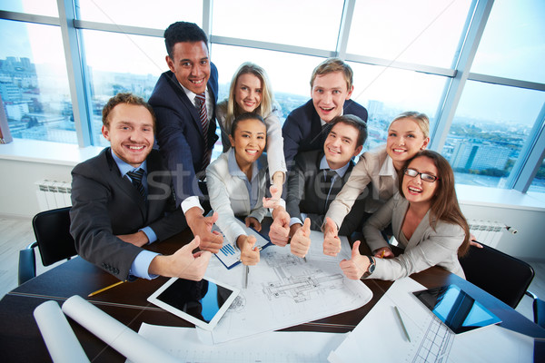 Happy co-workers Stock photo © pressmaster