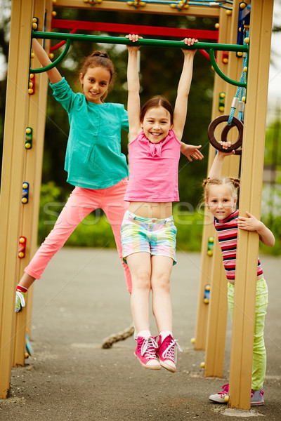 Fun on playground Stock photo © pressmaster