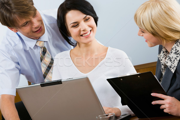 Stock photo: United business project