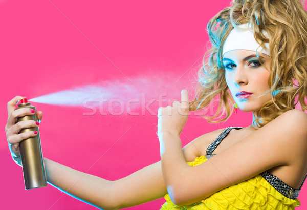 Hajápolás fotó káprázatos női haj kéz Stock fotó © pressmaster
