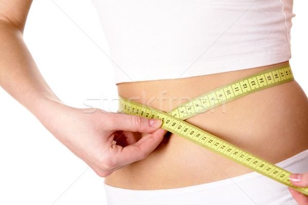 Measuring waist Stock photo © pressmaster