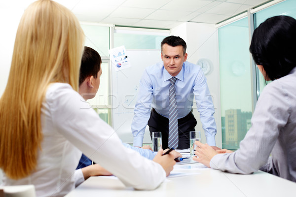 Pensive business worker Stock photo © pressmaster