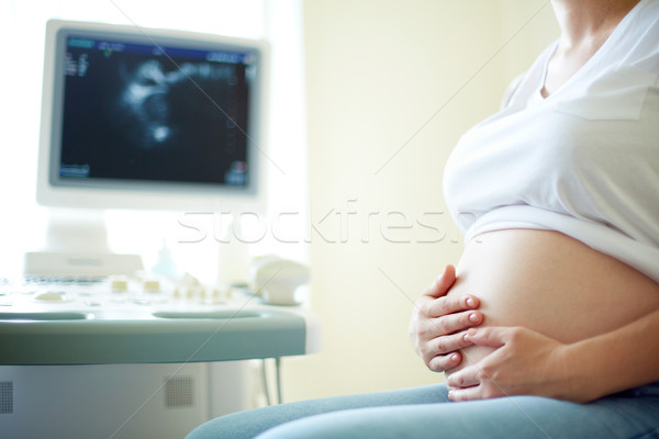 Pregnant belly Stock photo © pressmaster