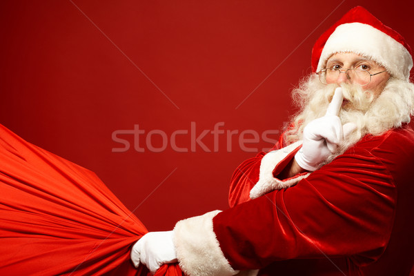 肖像 聖誕老人 巨大 紅色 商業照片 © pressmaster