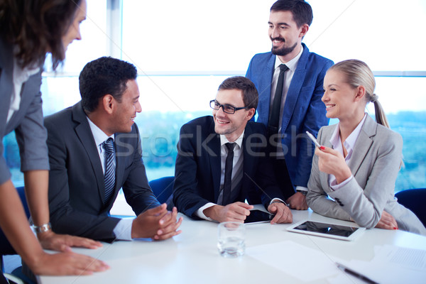 Ideas grupo reunión negocios Foto stock © pressmaster