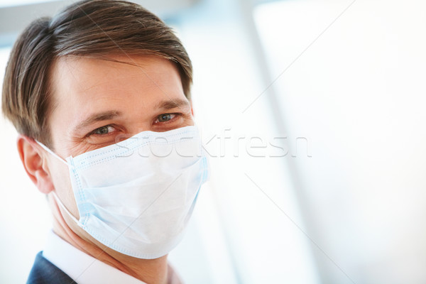 Man in mask Stock photo © pressmaster