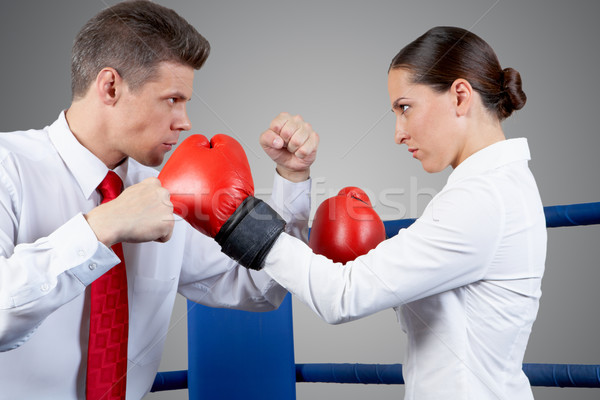 Küzdelem fotó agresszív üzleti partnerek harcol üzlet Stock fotó © pressmaster