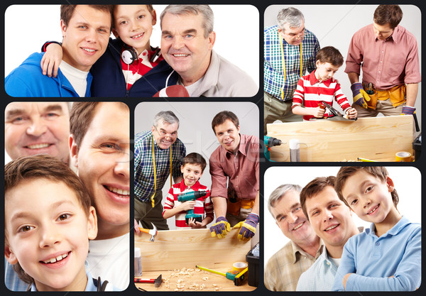 Cheerful family Stock photo © pressmaster