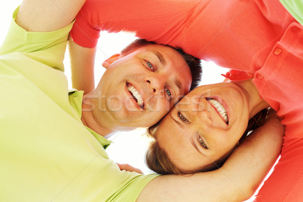 Affection au-dessous angle couple regarder [[stock_photo]] © pressmaster