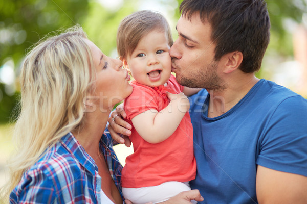 Affection photo affectueux parents baiser [[stock_photo]] © pressmaster