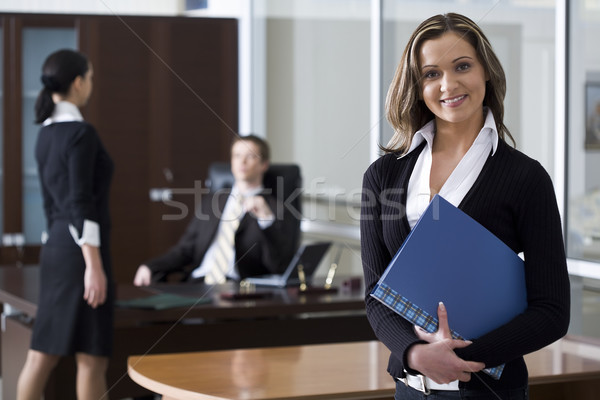 Réussi affaires plan joli femme d'affaires [[stock_photo]] © pressmaster