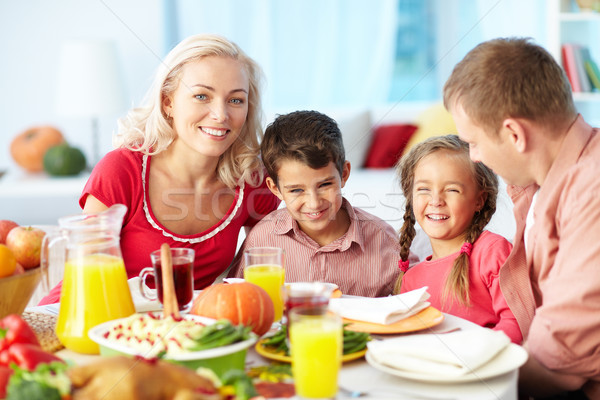 Thanksgiving joy Stock photo © pressmaster