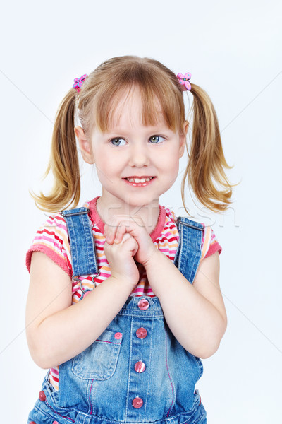 Stock photo: Curious girl