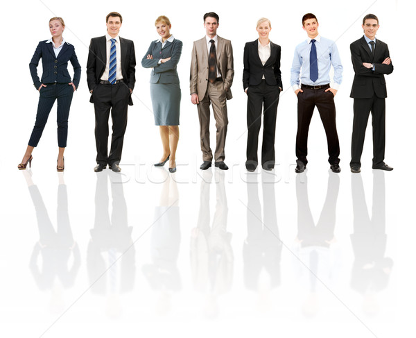 Poseren mensen collage verscheidene zakenlieden verschillend Stockfoto © pressmaster