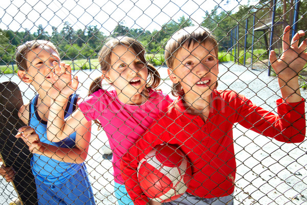 Behind the netting  Stock photo © pressmaster