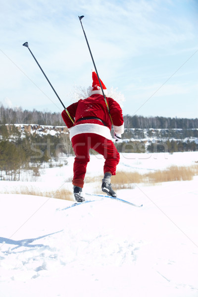 Santa on skies  Stock photo © pressmaster
