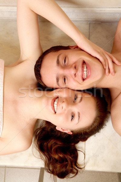 Ravi couple image heureux regarder caméra [[stock_photo]] © pressmaster